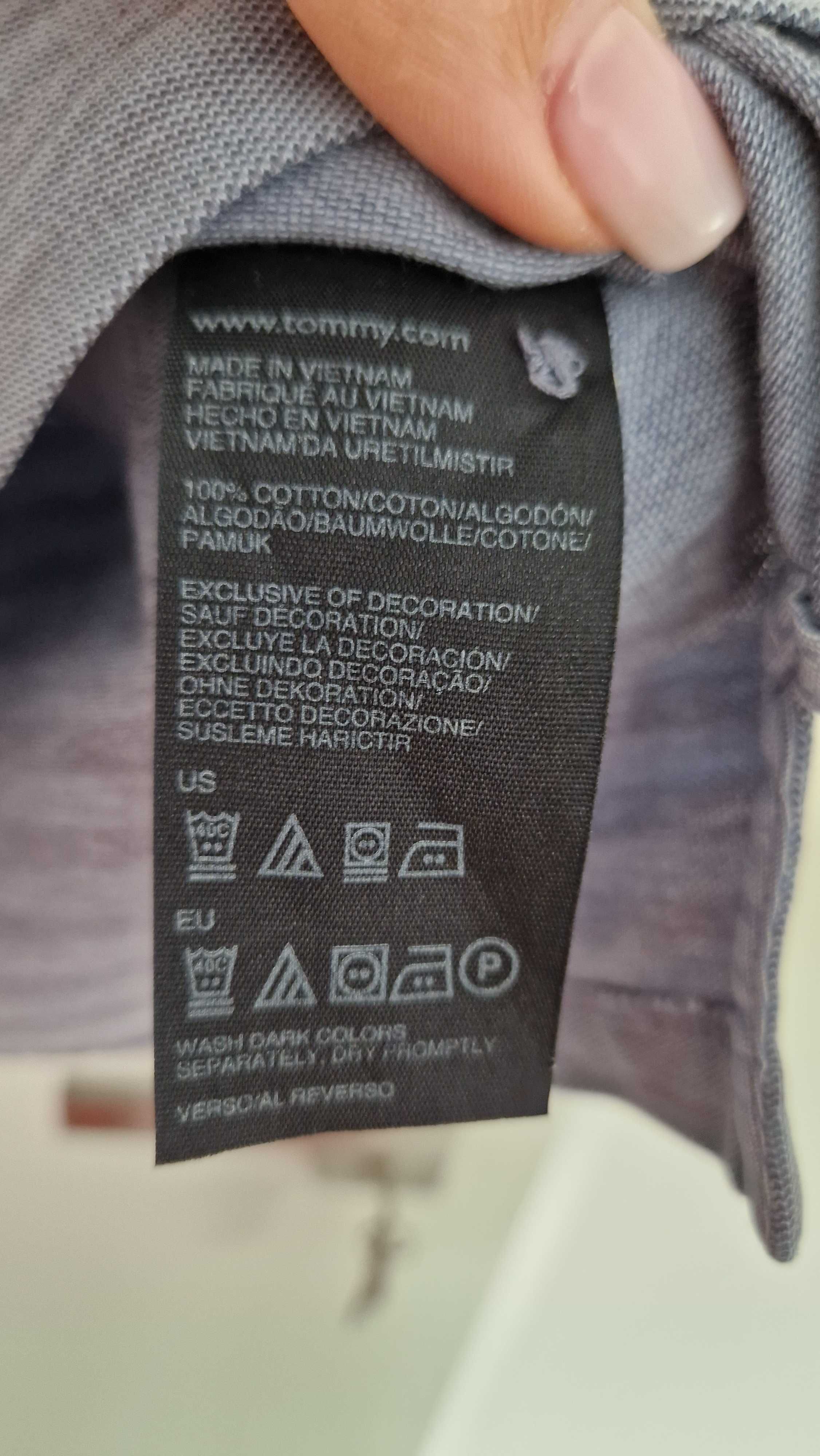 Koszulka polo bawełniana t-shirt polówka Tommy Hilfiger M