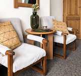 Fotel drewno, pokrowiec 24 szt