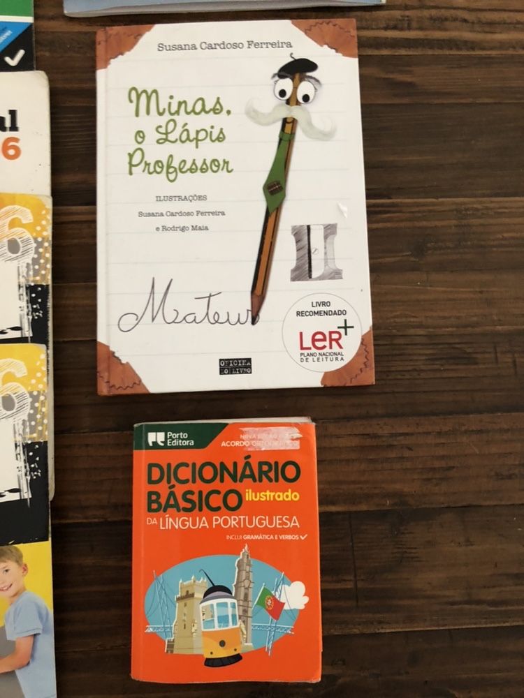 Livros escolares do 6 Ano