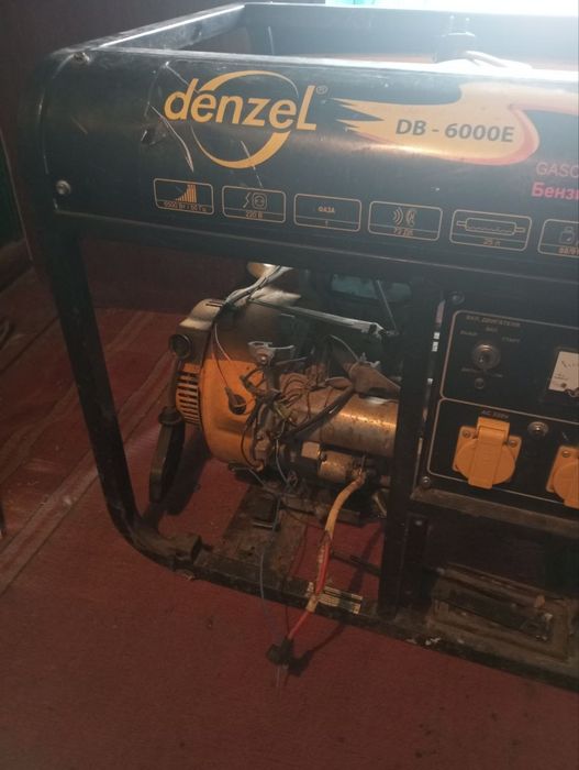 Бензо генератор denzel dv 6000 e