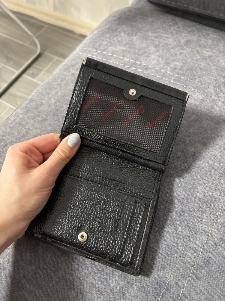 Шкіряний гаманець кошелек сумка клатч