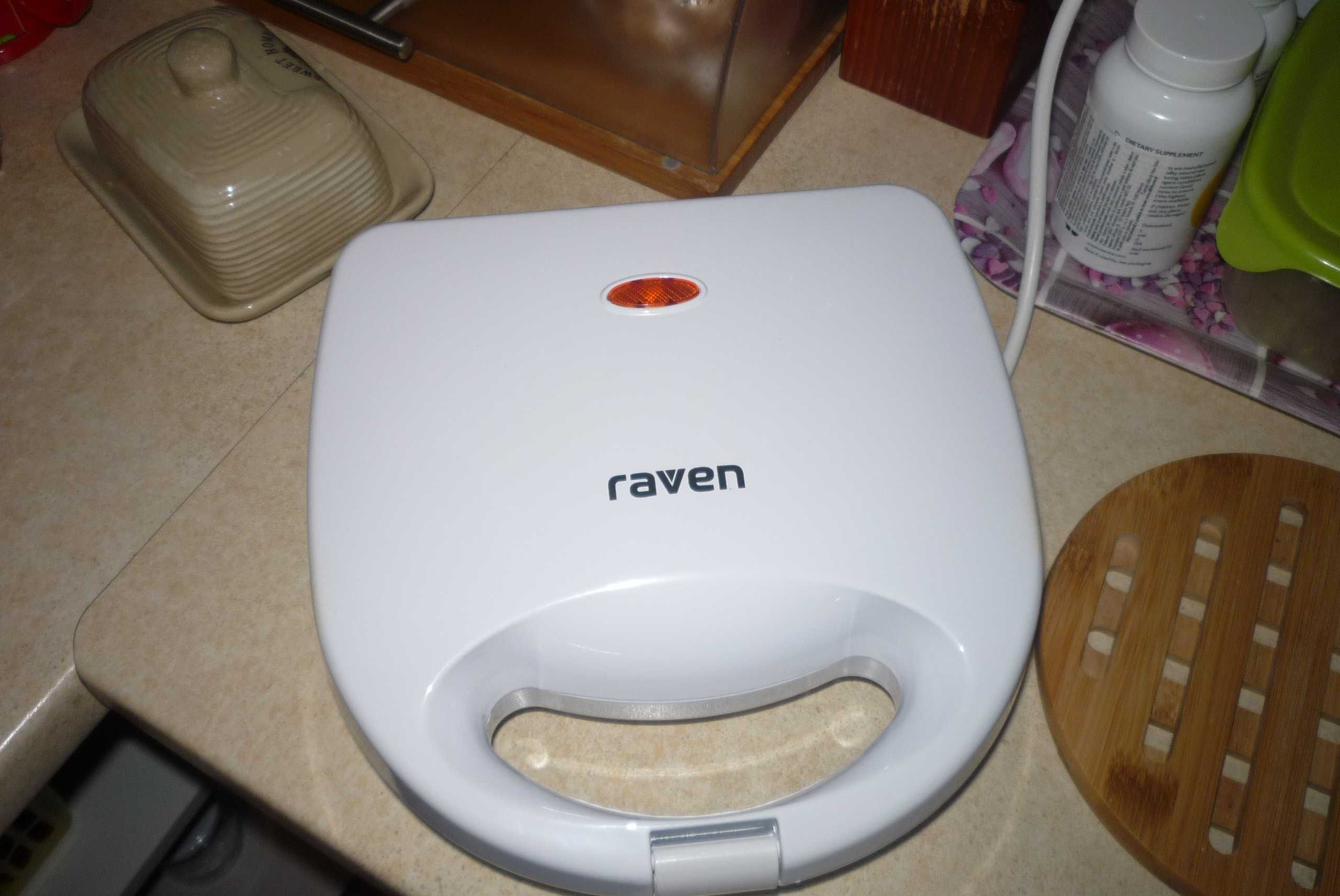 opiekacz raven sprawny biały es001x toster