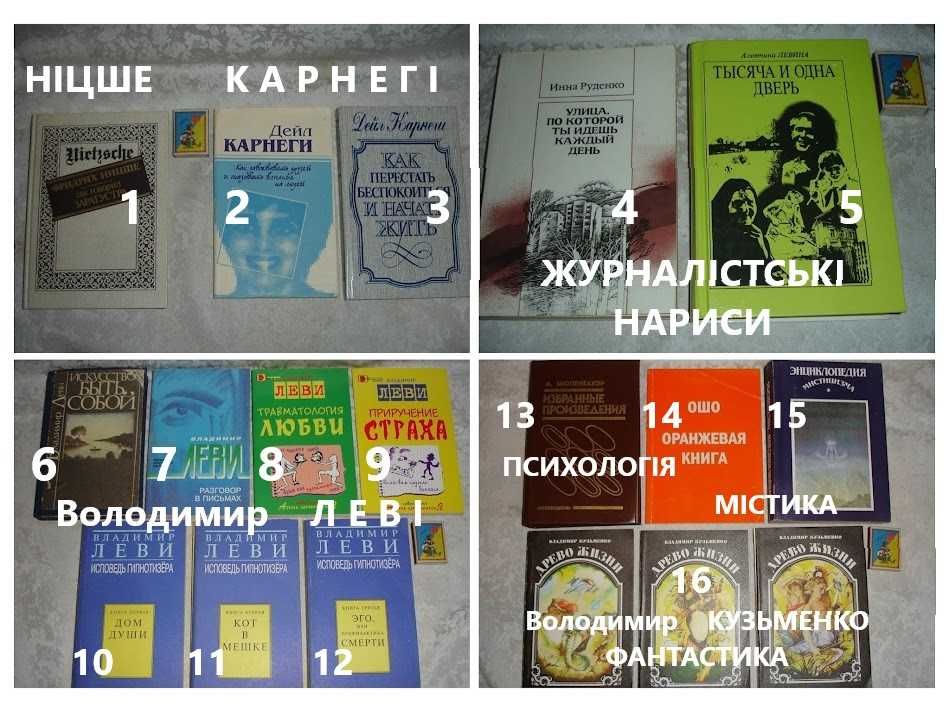 ПСИХОЛОГІЯ/містика - Карнегі, Леві, Ошо, Кузьменко, Шопенгауер, інші