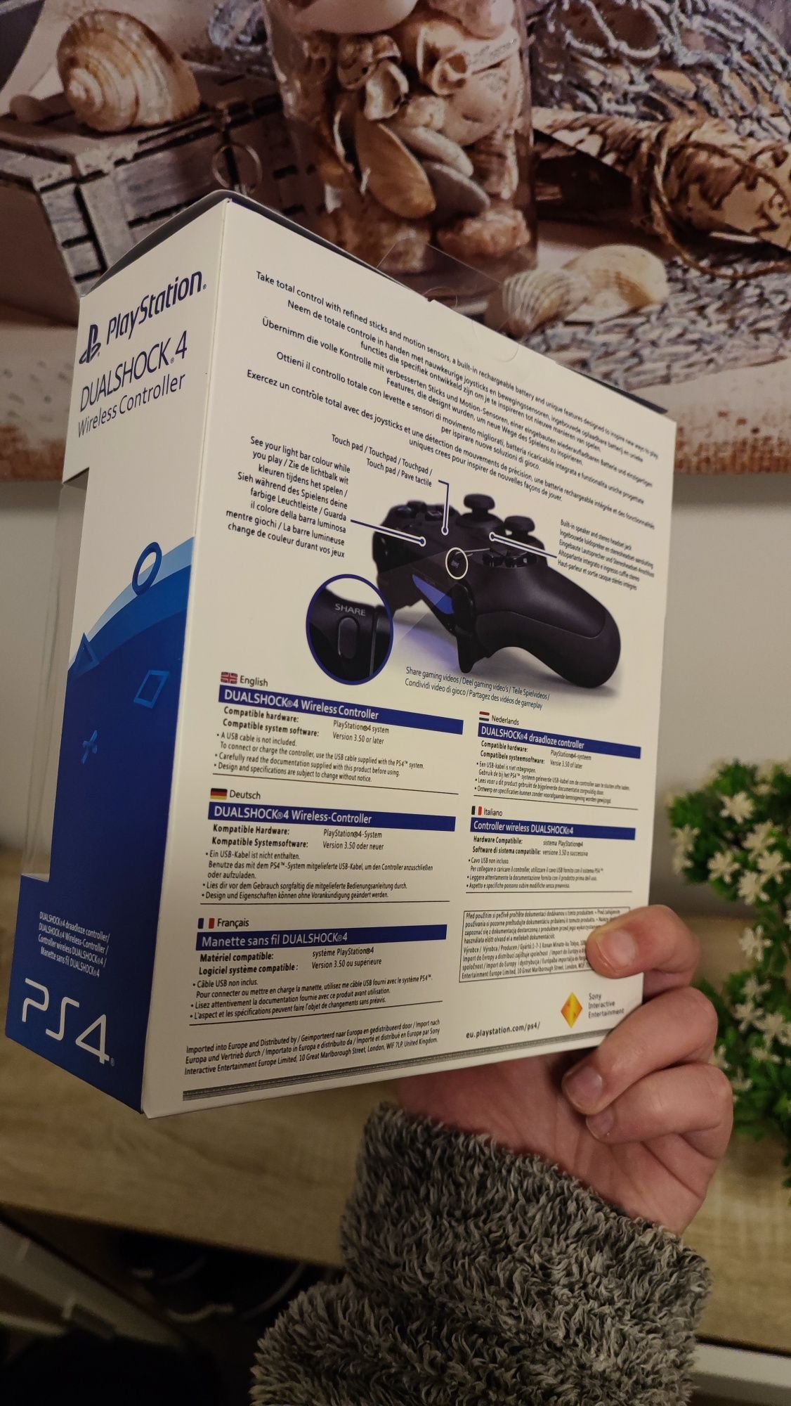 Comando Playstation 4 Dualshock NOVO Selado!