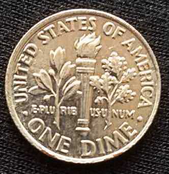 Монета США номіналом 1 Дайм (ONE DIME) 2016 р.