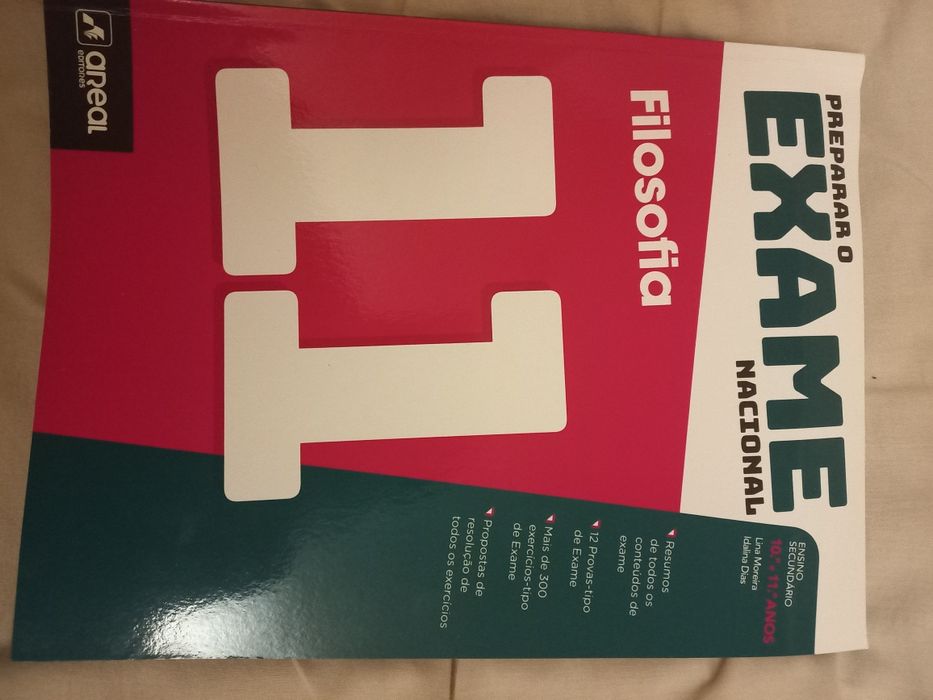 Vendo livro de preparação para exame filosofia