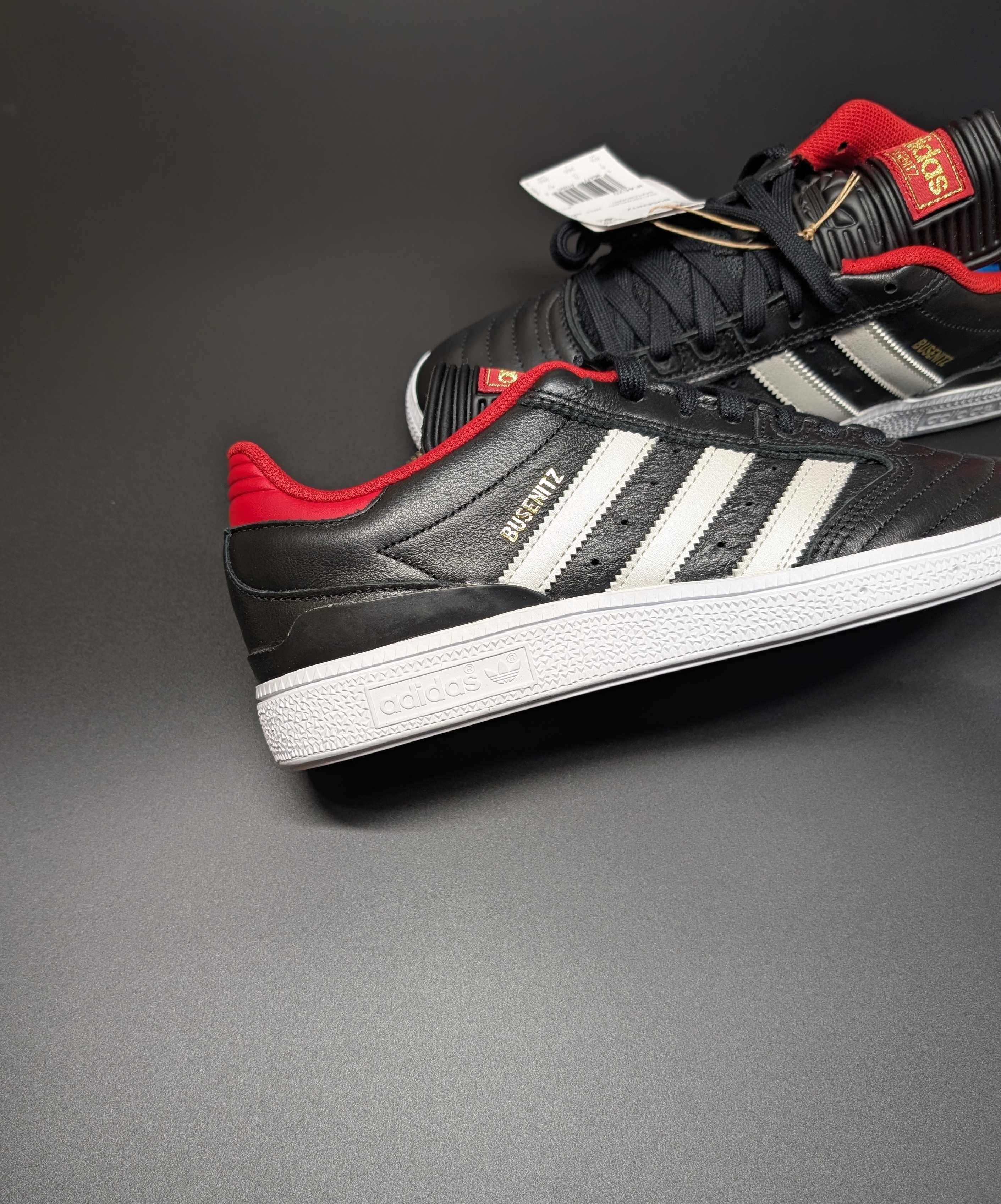Оригінал Чоловічі кросівки Adidas Busenitz Black IF4620 Шкіряні