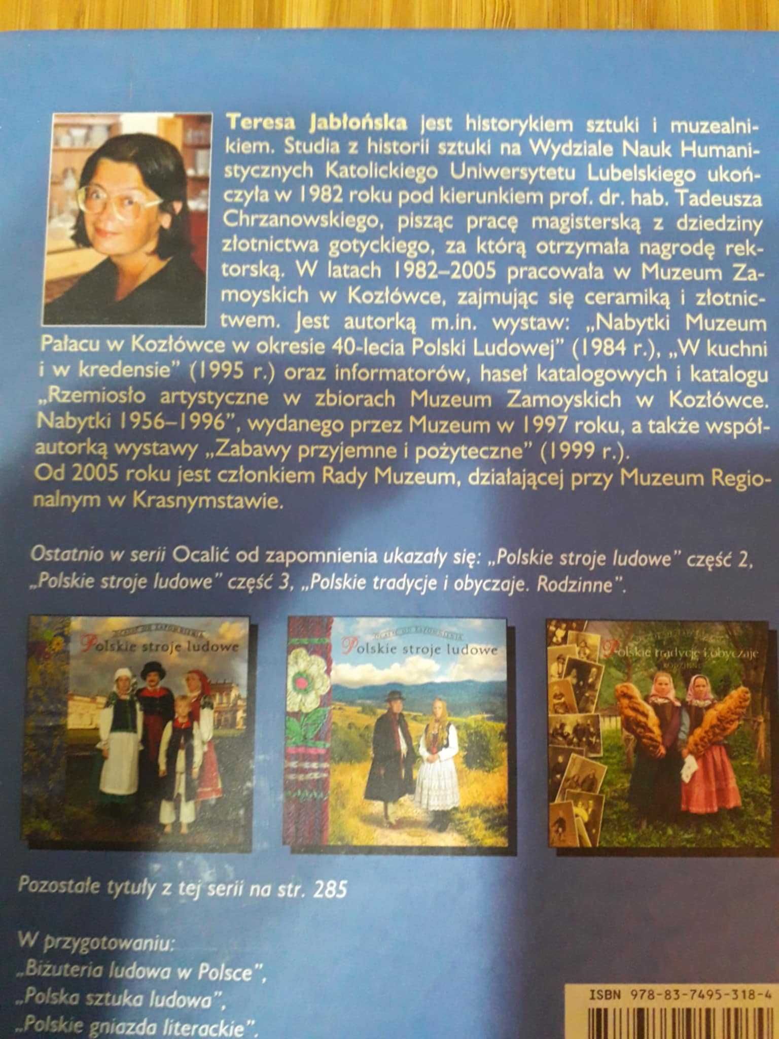 Dawne zastawy stołowe Teresa Jabłońska