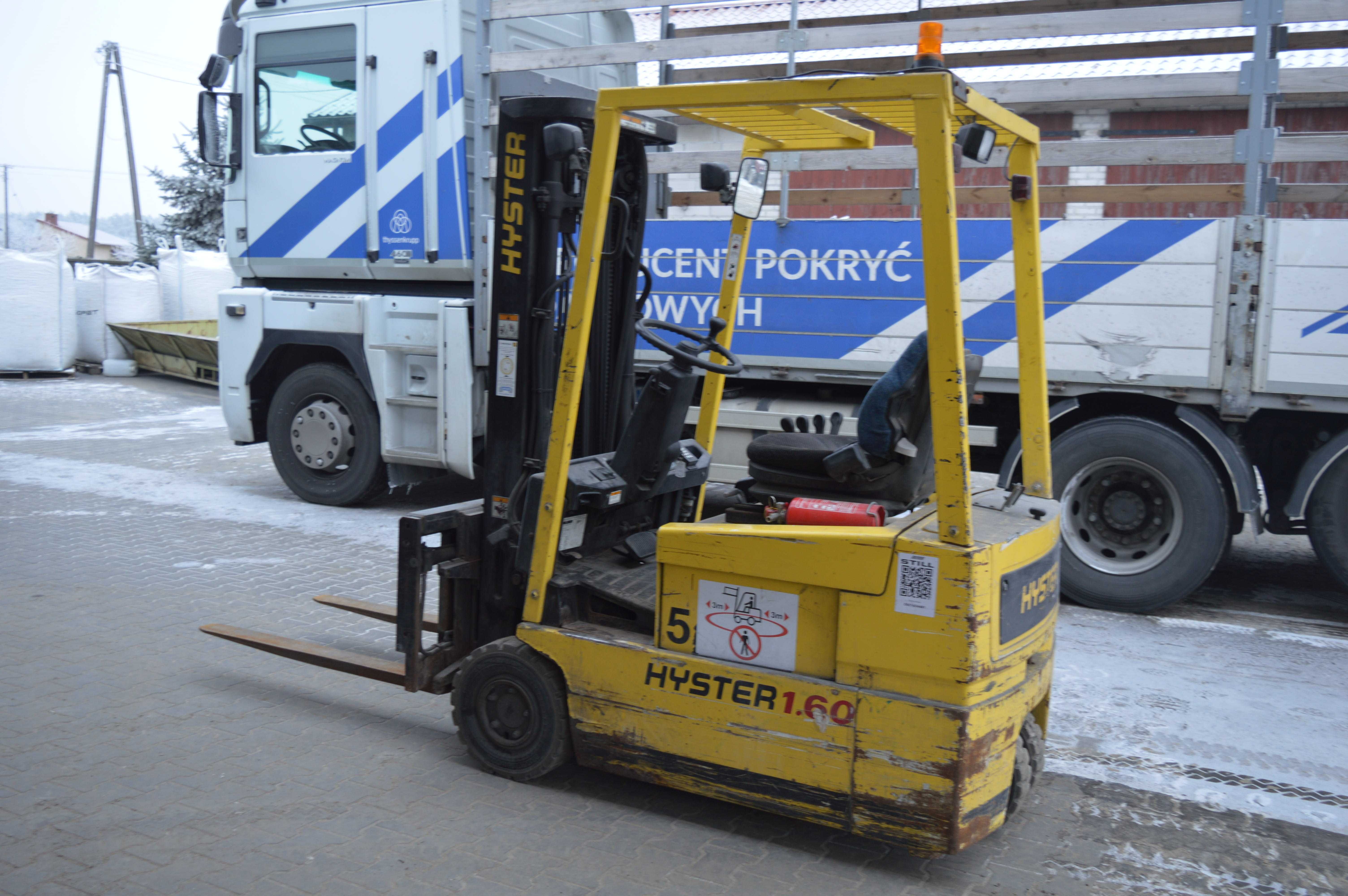 Wózek widłowy elektryczny Hyster J1.60 XMT Triplex POZYCJONER