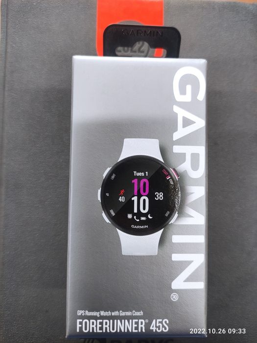 Zegarek sportowy Garmin Forerunner 45 S (biały)