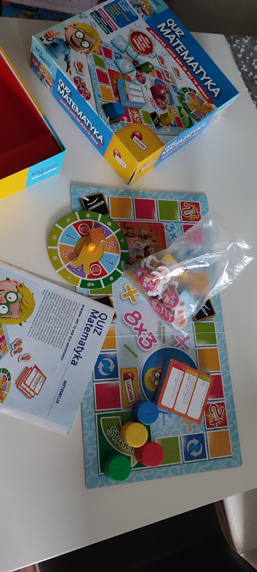 Gra planszowa Quiz Matematyka Lisciani 5-10