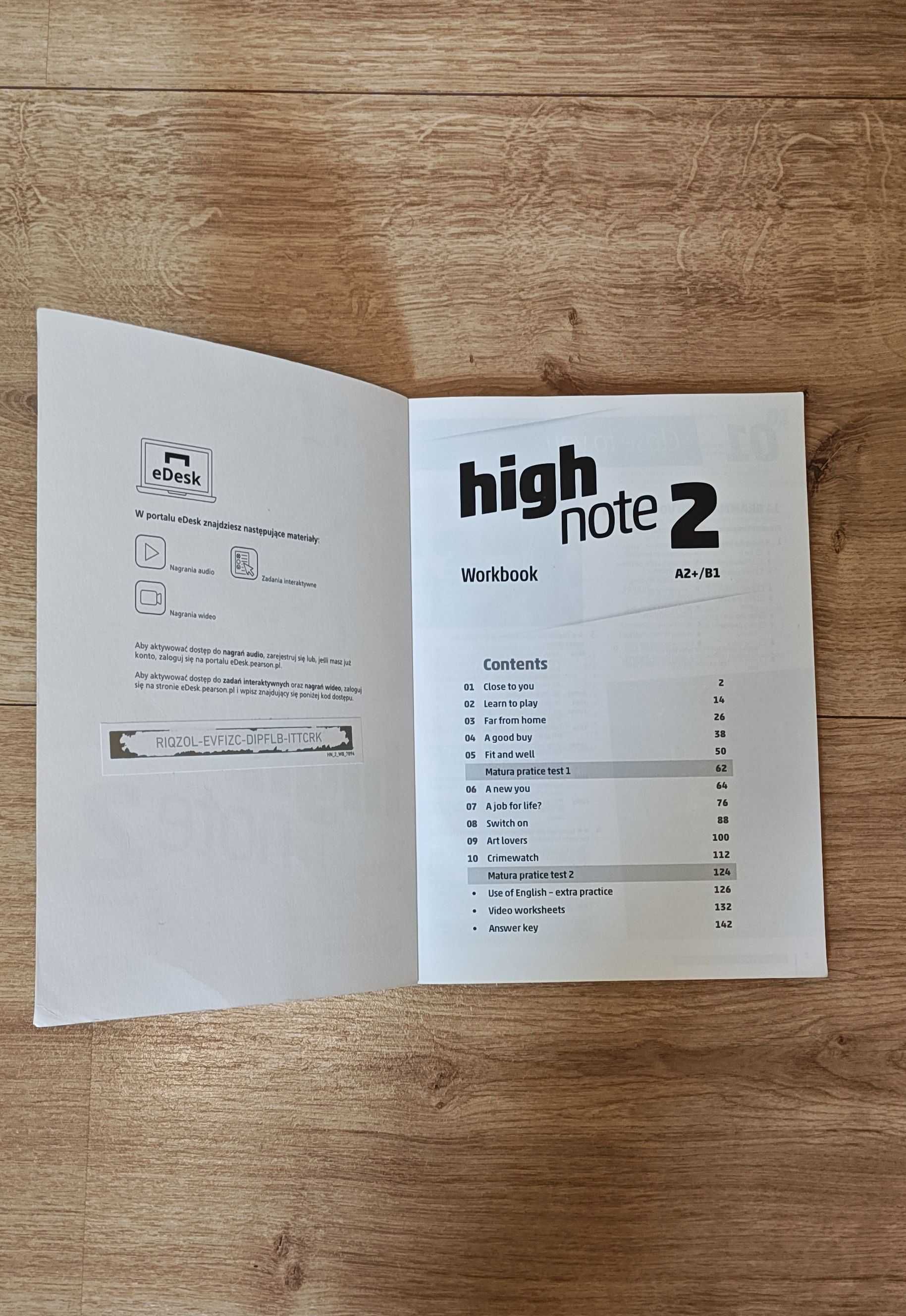 Ćwiczenia High Note 2