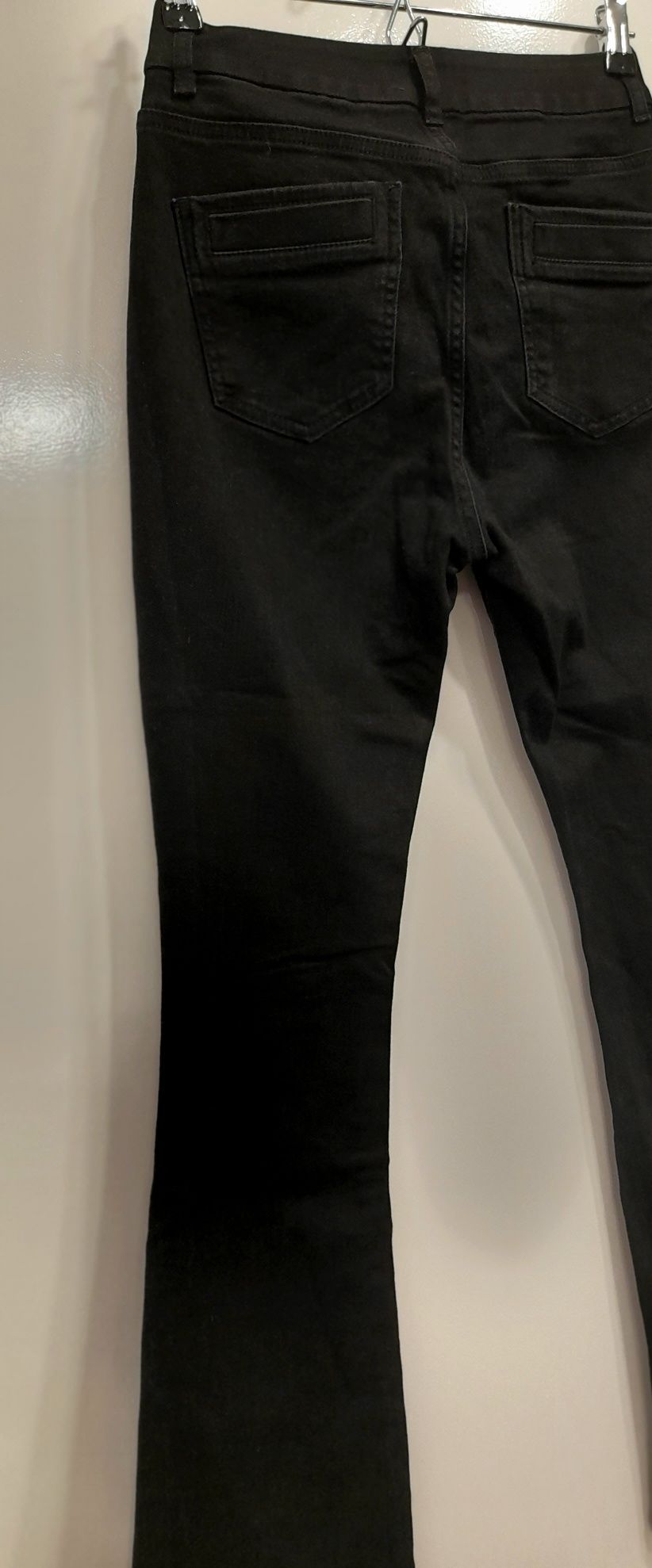 SUPER OKAZJA dla wysokiej spodnie jeansy dzwony sexi 28/34 xs 34 s 36