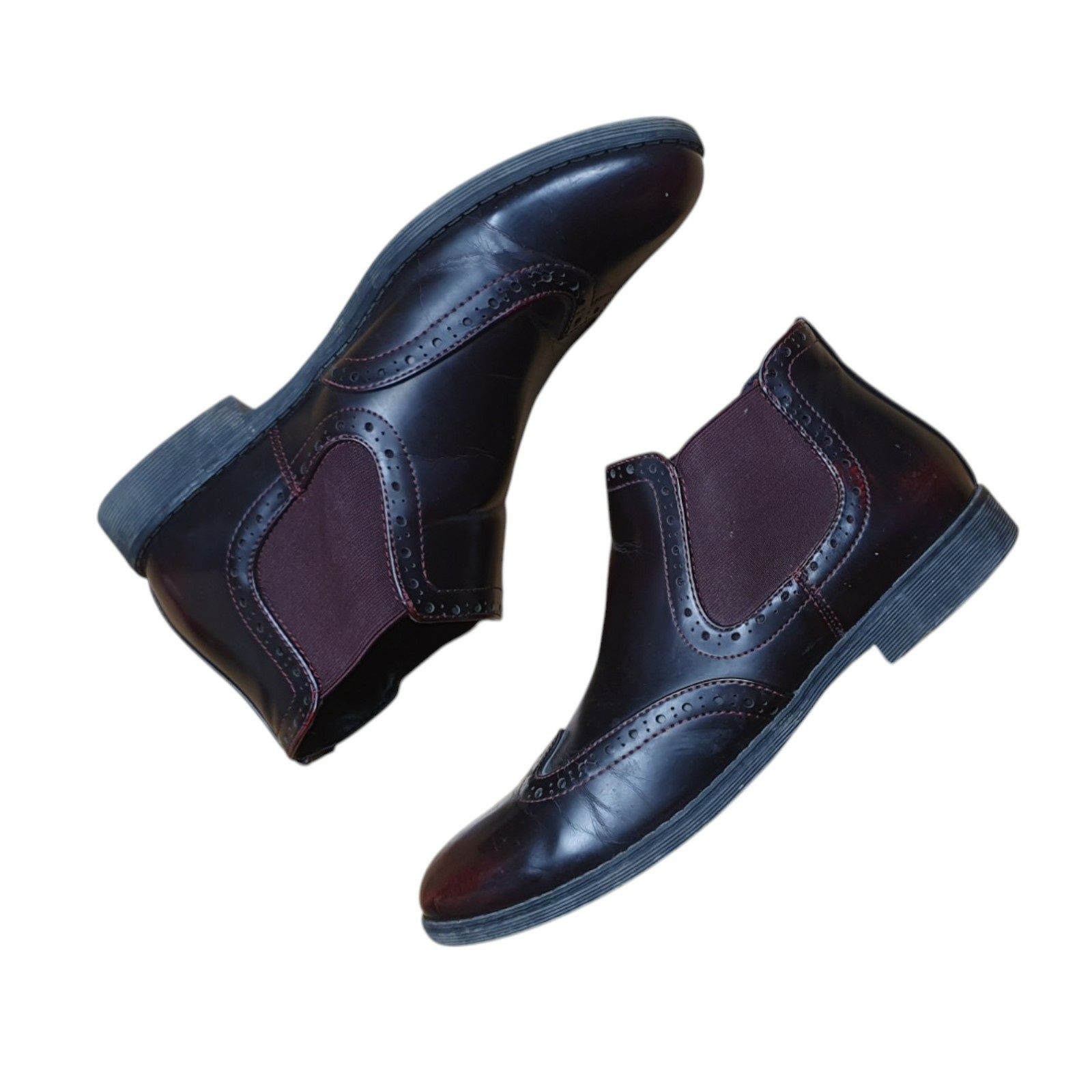 Buty Kozaki Botki Wiśniowe 39