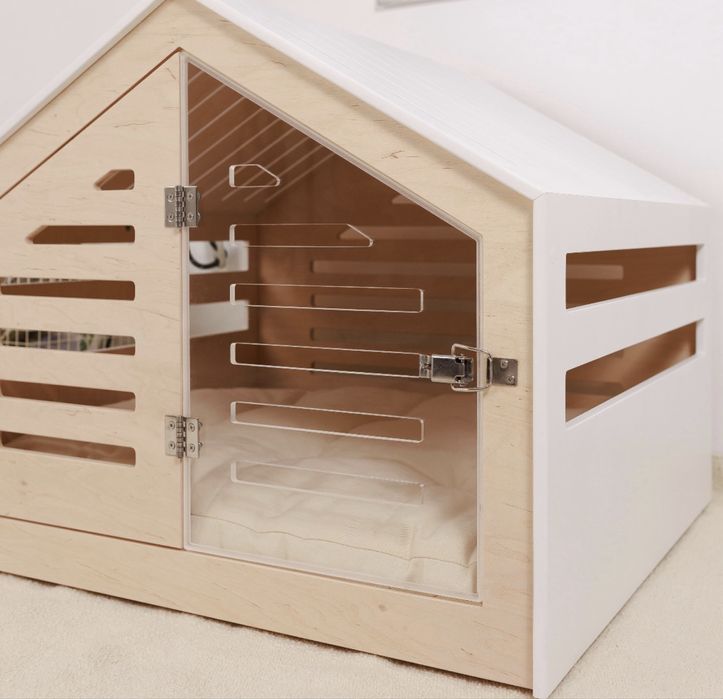 Nowoczesna klatka kenelowa/buda dla duzego psa np. Golden Retriever