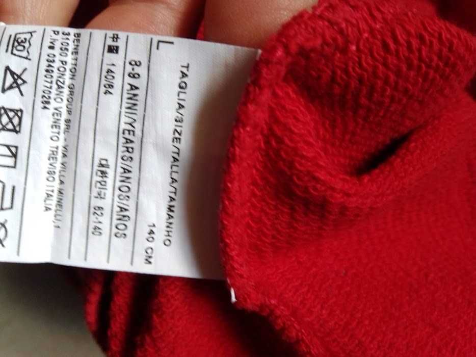 Sweats Benetton L e XL diversas 7/8 e 8/9 anos