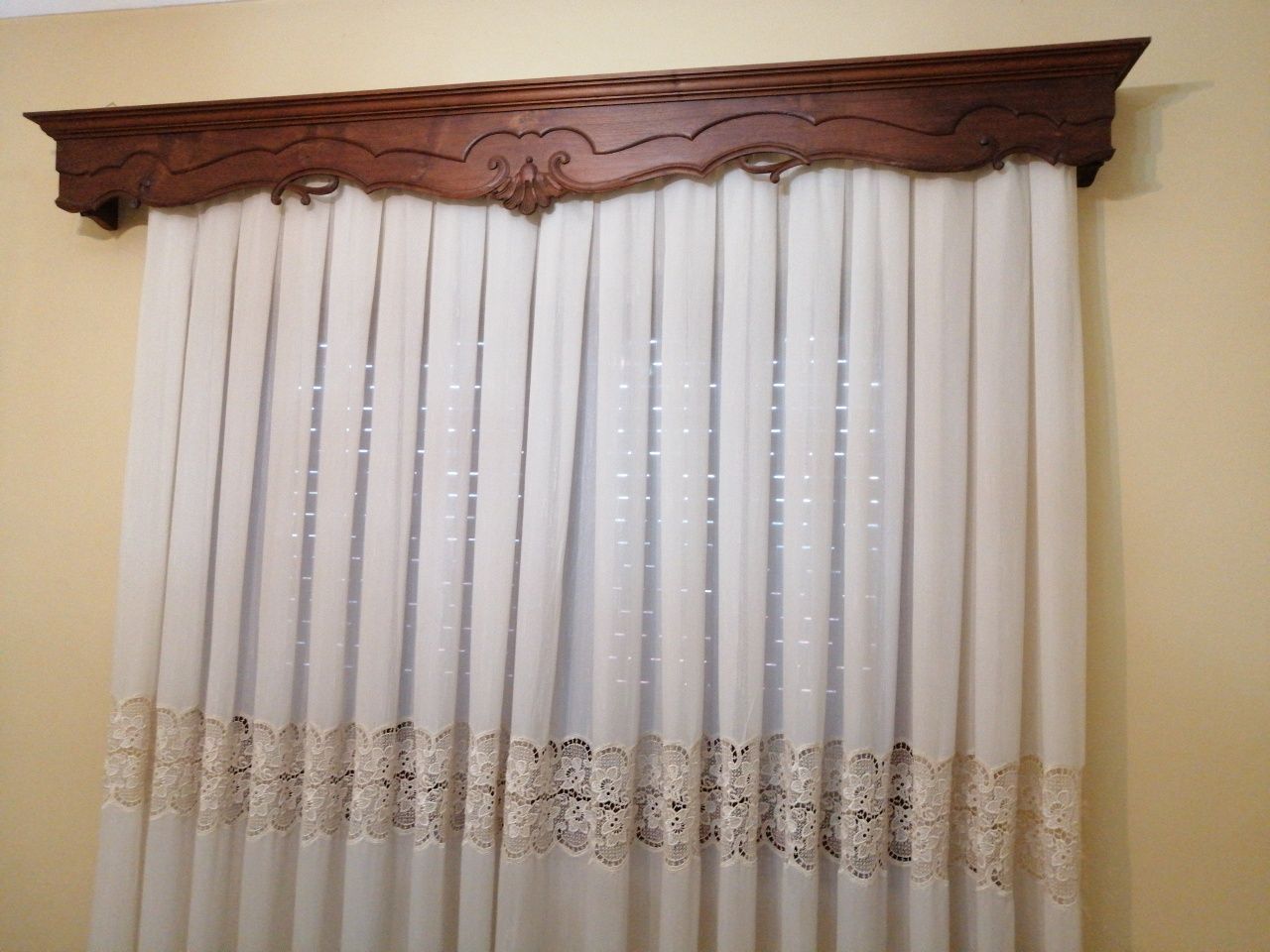 Cortinas com renda