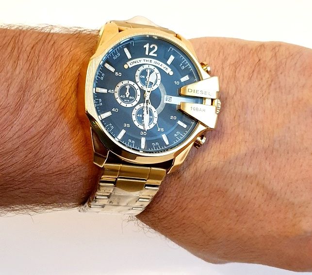 Zegarek DIESEL DZ 4344 złoto-czarny bransoleta