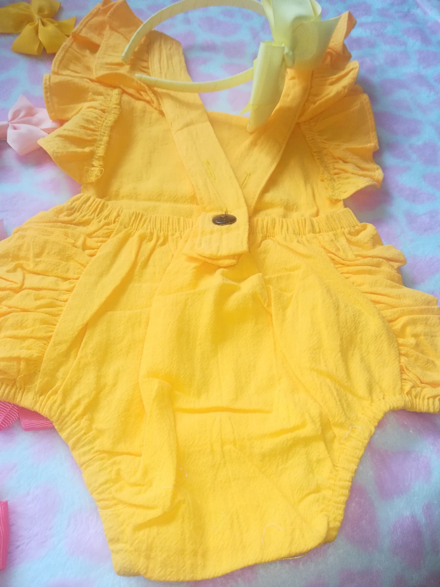 Fofo amarelo lindo 3-6meses