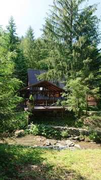 Dom Domek w górach w lesie nad potokiem, juszczyn