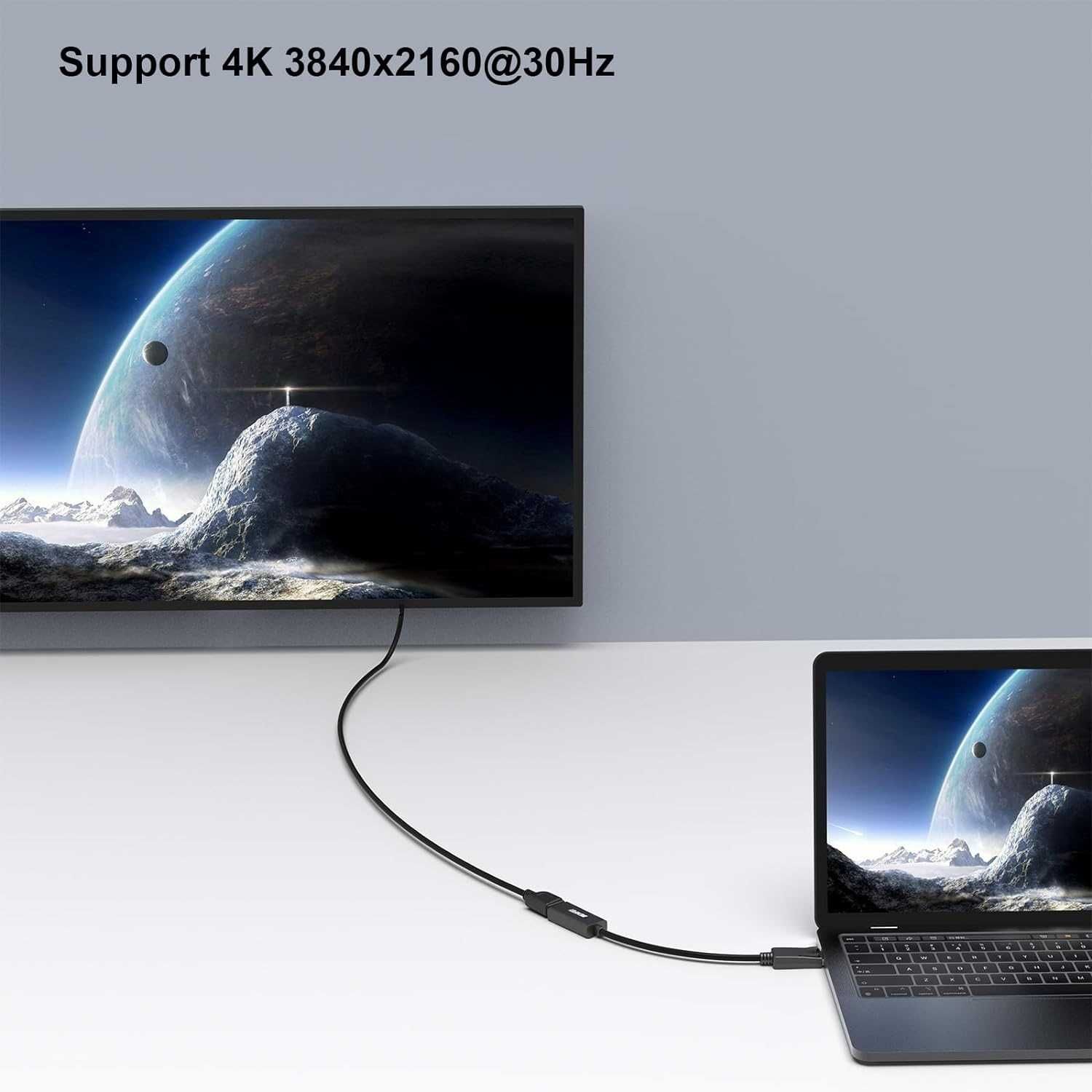 2x BENFEI 4K DisplayPort na HDMI adapter jednokierunkowy