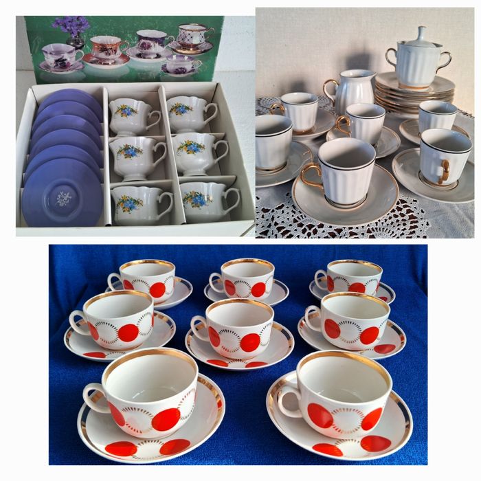 Чашки чайные пары Коростень Дружковка Барановка кофейный сервиз