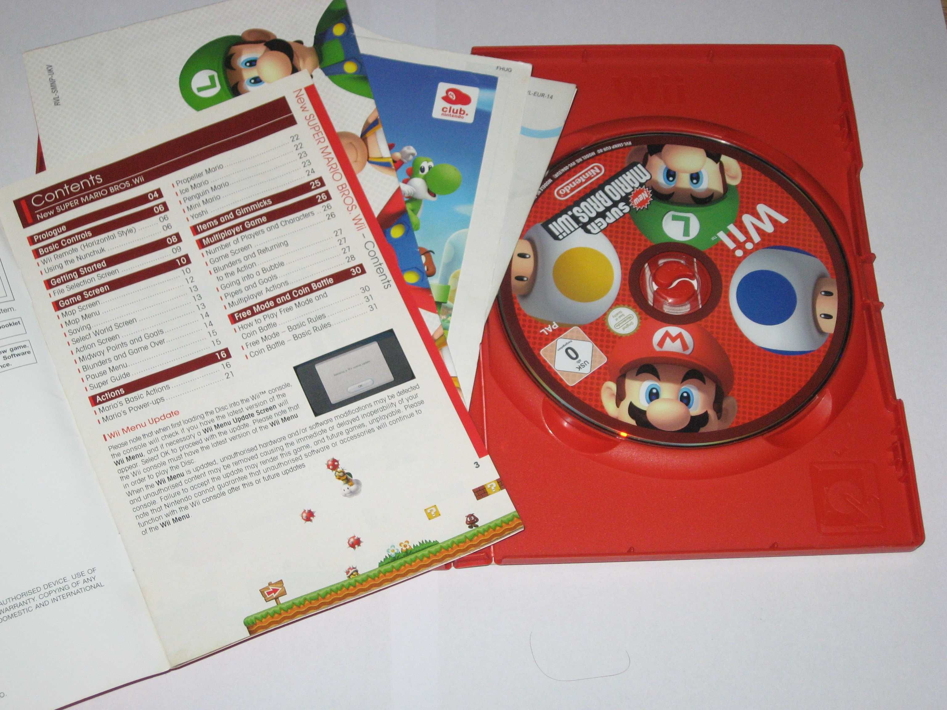 Gra New Super MARIO BROS 3xA Nintendo Wii jak NOWA! 5in1