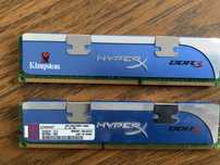 Pamieć RAM HyperX 4GB( 2x2GB) DDR3