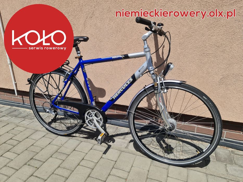 Rower męski trekkingowy HERCULES koła 28 SHIMANO DEORE wysyłka