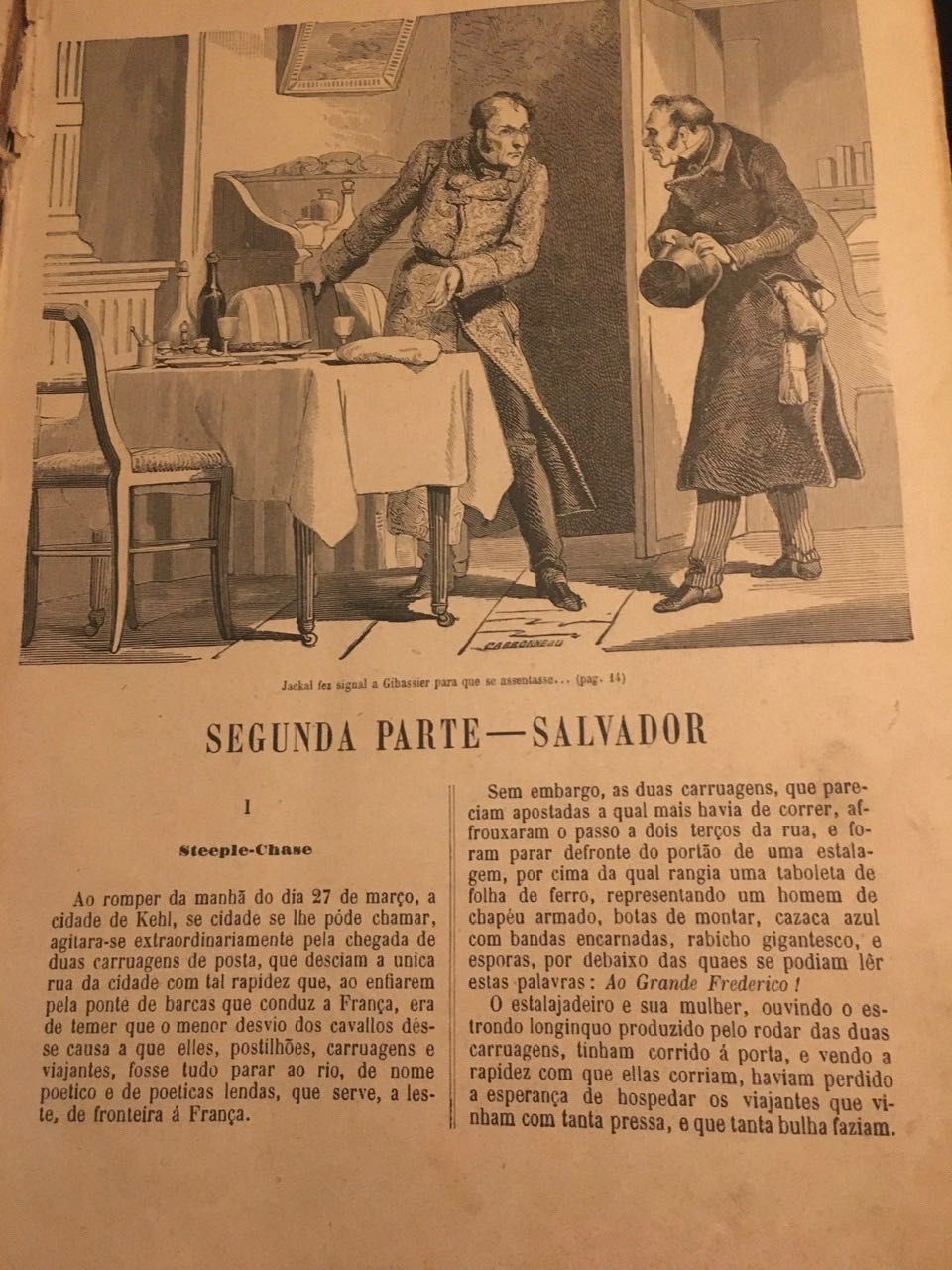 Mohicanos de Paris , 1887 - segunda parte "SALVADOR" A. Dumas