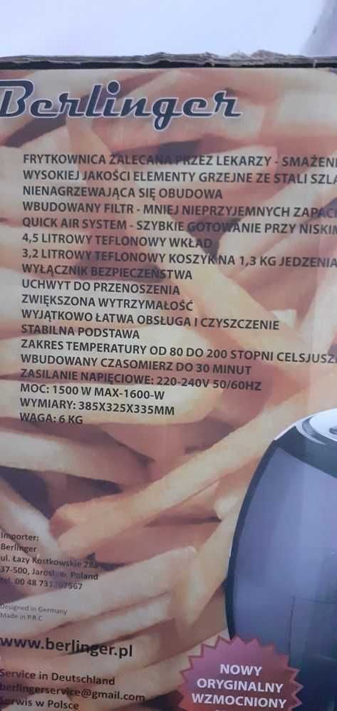 Frytkownica beztłuszczowa