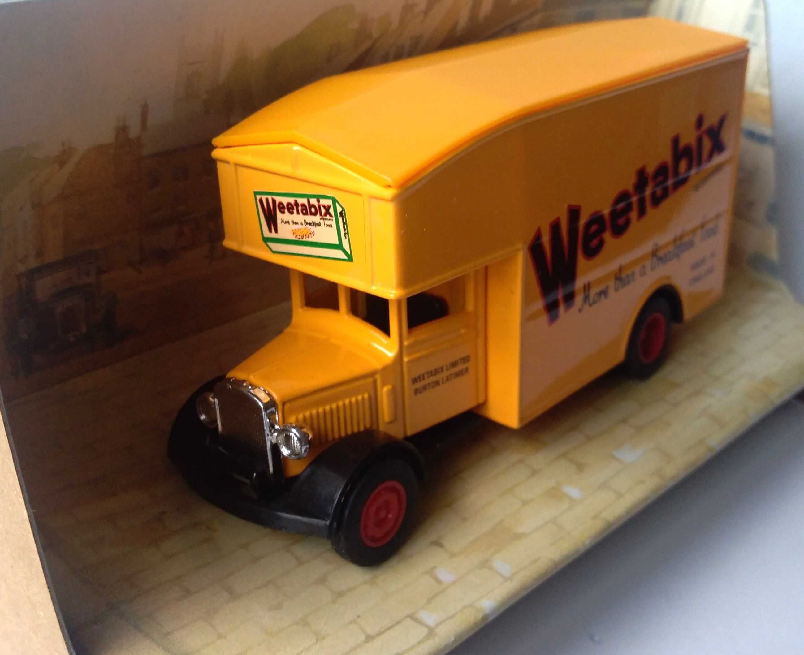 Morris Courrier com publicidade + Weetabix