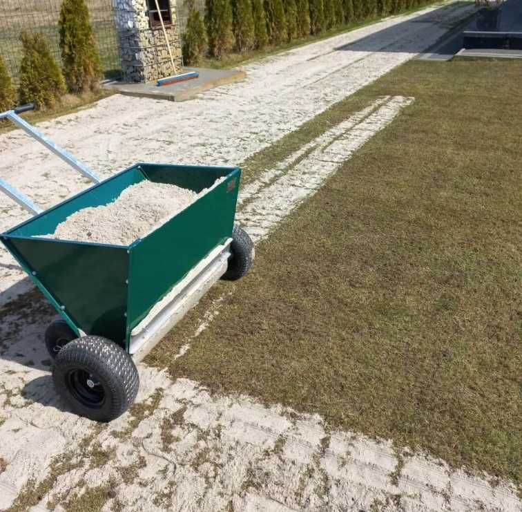 Posypywarka Niwelator Glebogryzarka Siewnik Wertykulator Walec  siatka
