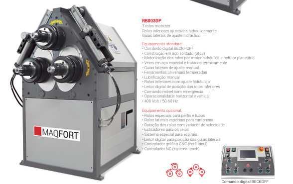 Curvadora de Perfis MAQFORT RB-803-DP