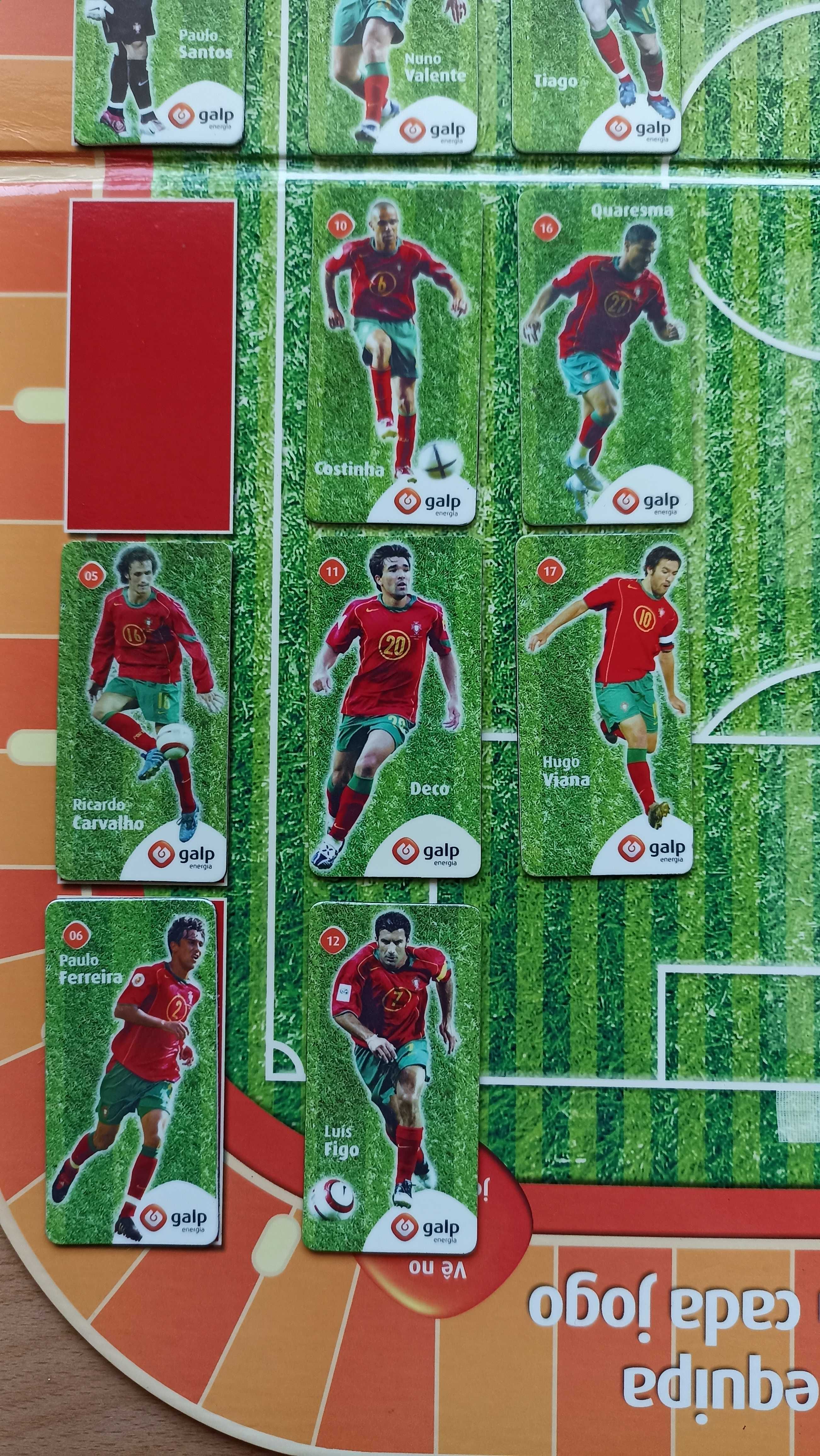 Coleção oficial de ímans com os 23 jogadores de Portugal -Mundial 2006