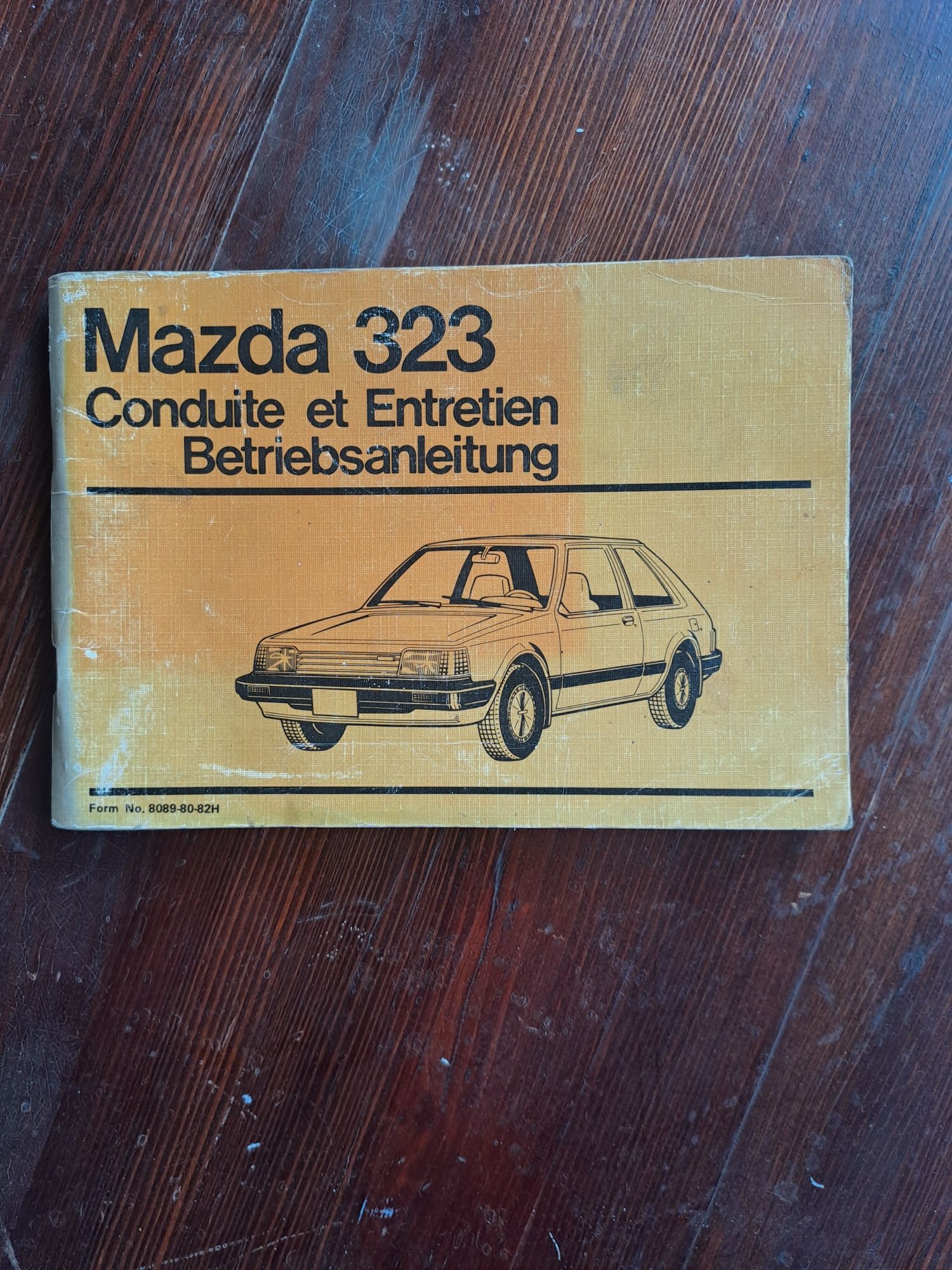 Mazda 323 - instrukcja obsługi, język niemiecki