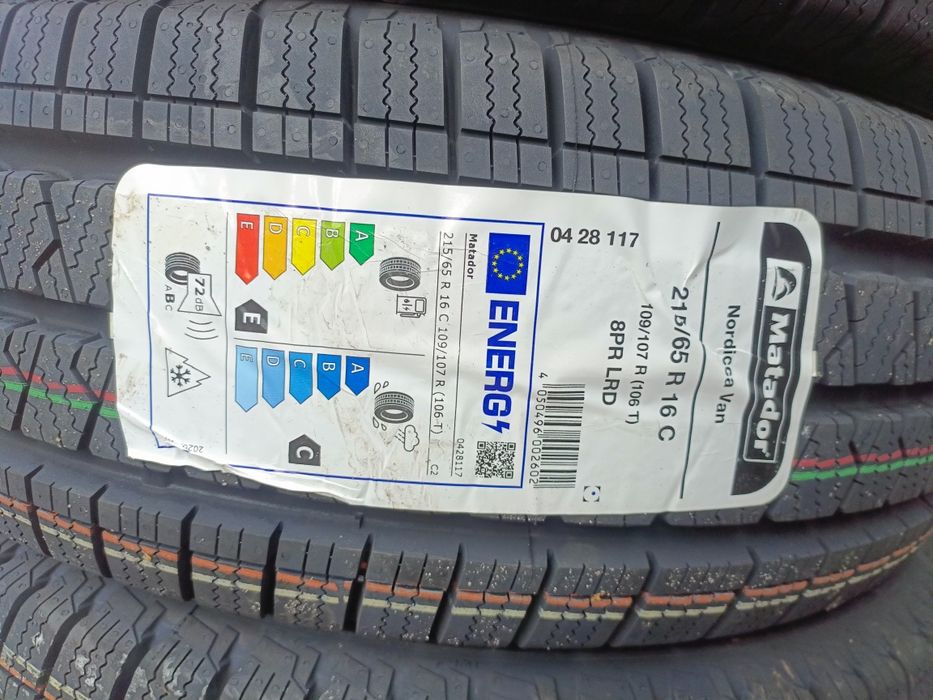 Nowe opony zimowe 215/65/16c Matador gr Continental 2024r
