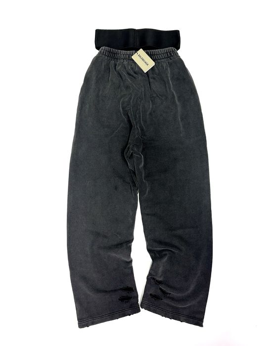 Штани Balenciaga sport pants DoubleWaist boxers спортивні gray black