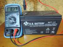 AGM аккумулятор BB Battery BP 7-12, не рабочий