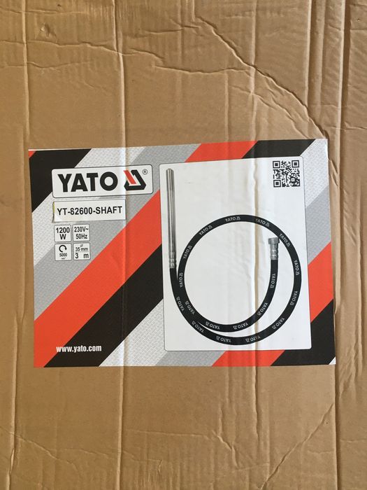 Вібробулава, вал для розміш бетону YT-82600 3м. та YT-82601 4м., 35мм.