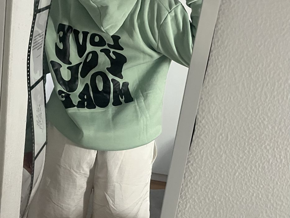 Sweatshirt verde água