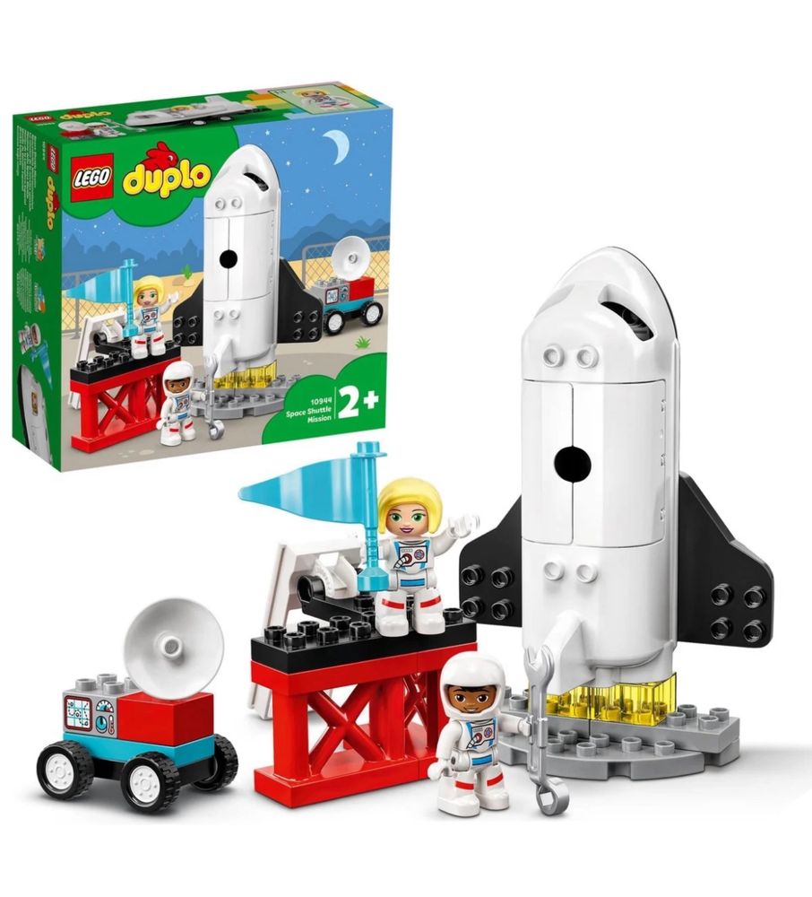 LEGO DUPLO, klocki Lot promem kosmicznym, 10944
