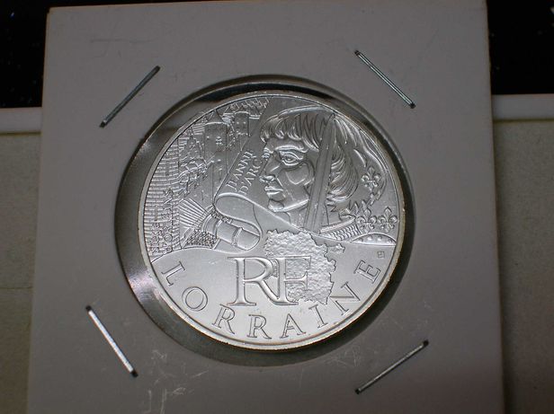 França / moeda 10 euros - 2012 / Lorraine / Prata