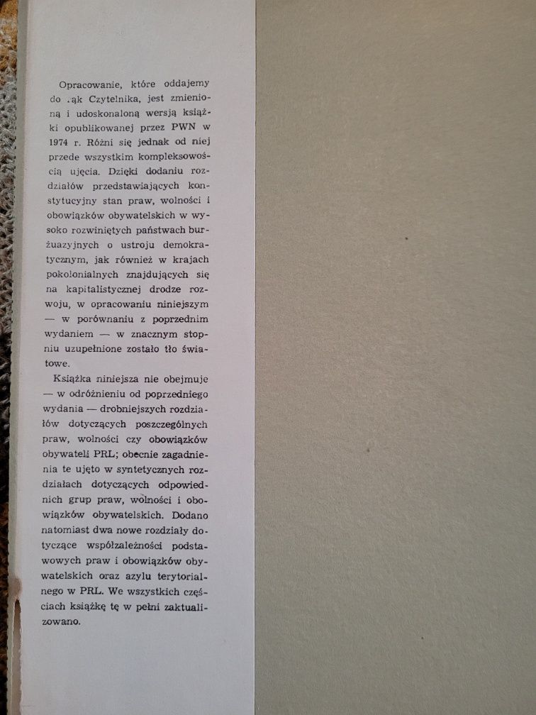 Prawa i obowiązki obywatelskie w Polsce i na świecie 1978 PWN