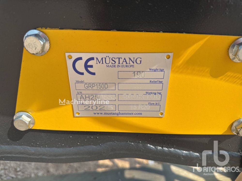 Mustang grp150-Garra de demoliçao / triagem para mini escavadora