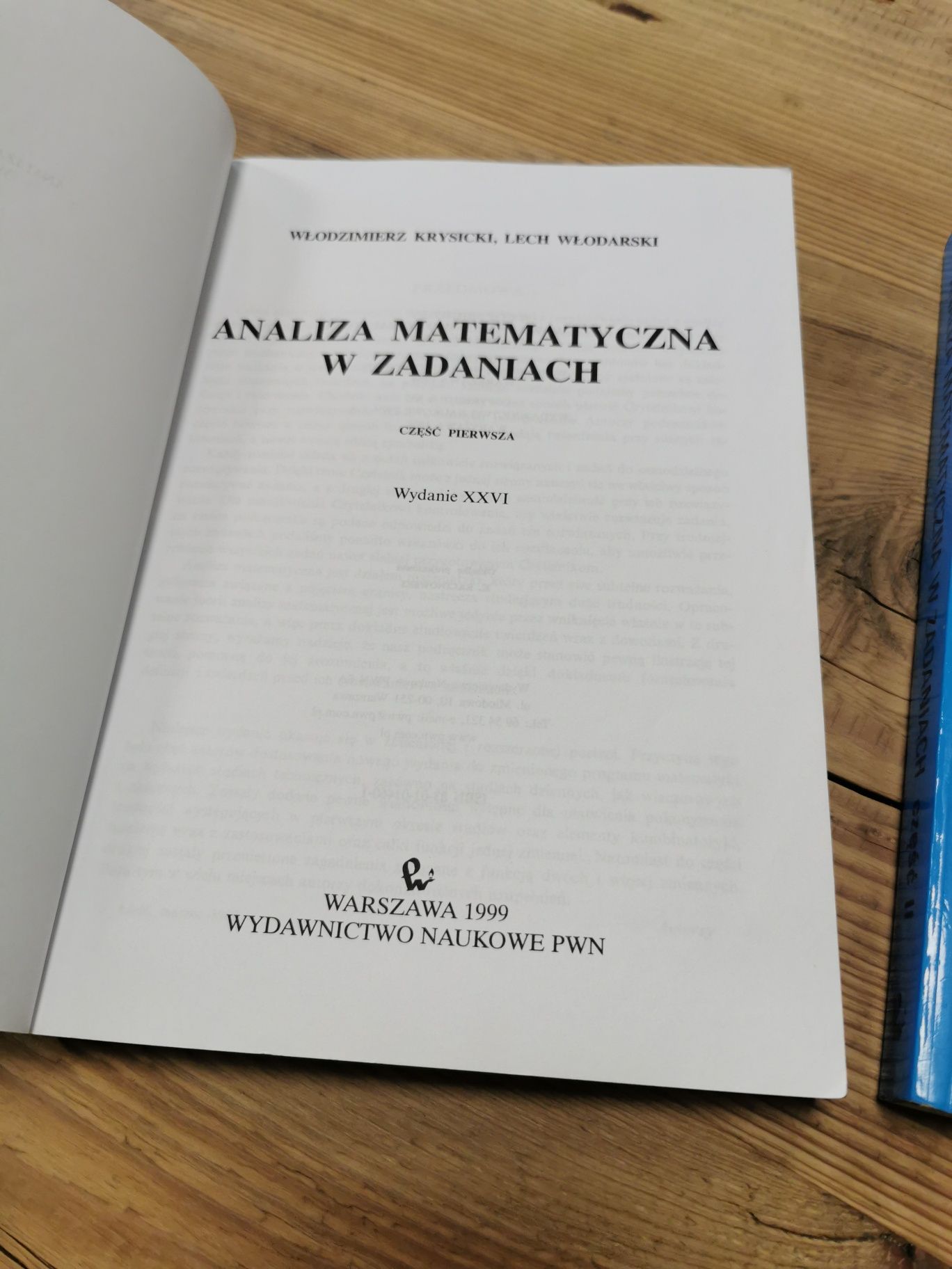 Analiza matematyczna w zadaniach - Krysicki, Włodarski