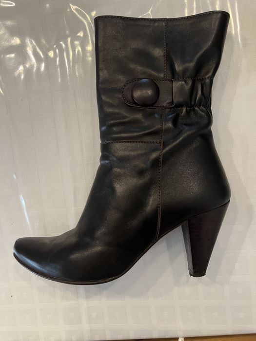 Botas senhora em pele