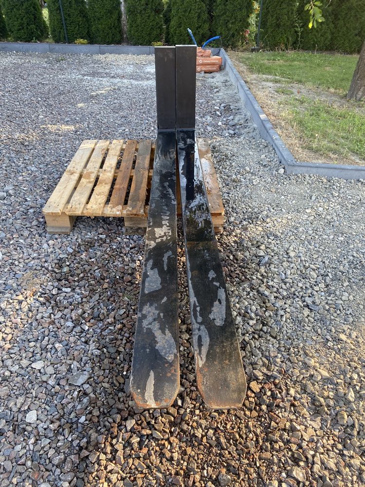 Widły 2.4m długie wózek widłowy ładowarka Linde Jcb Manitou 51cm
