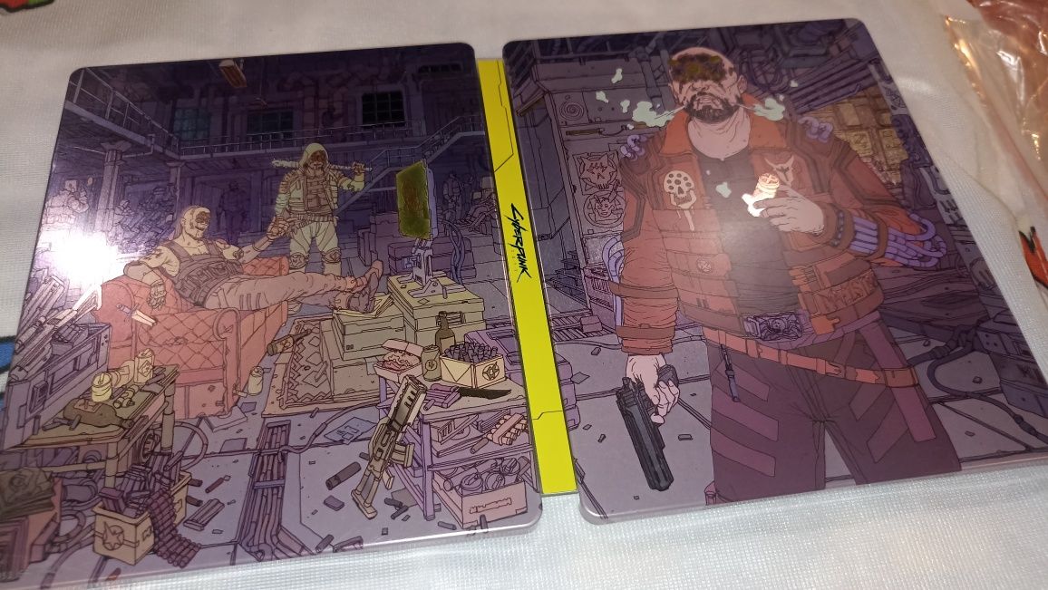 Cyberpunk 2077 kolekcjonerska + steelbook super stan PS4