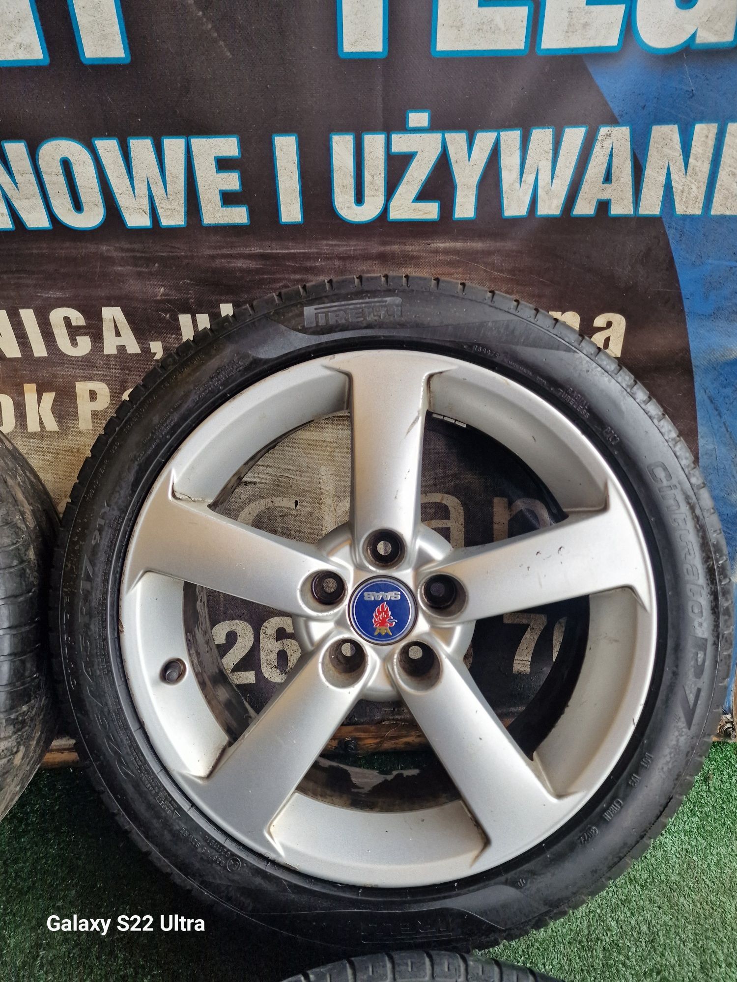 Koła letnie 17 5×110 Saab 9-3-5 Opel Komplet Orginał